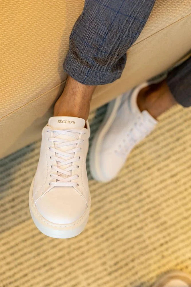 TÊNIS MASCULINO SNEAKERS ZEUS BRANCO