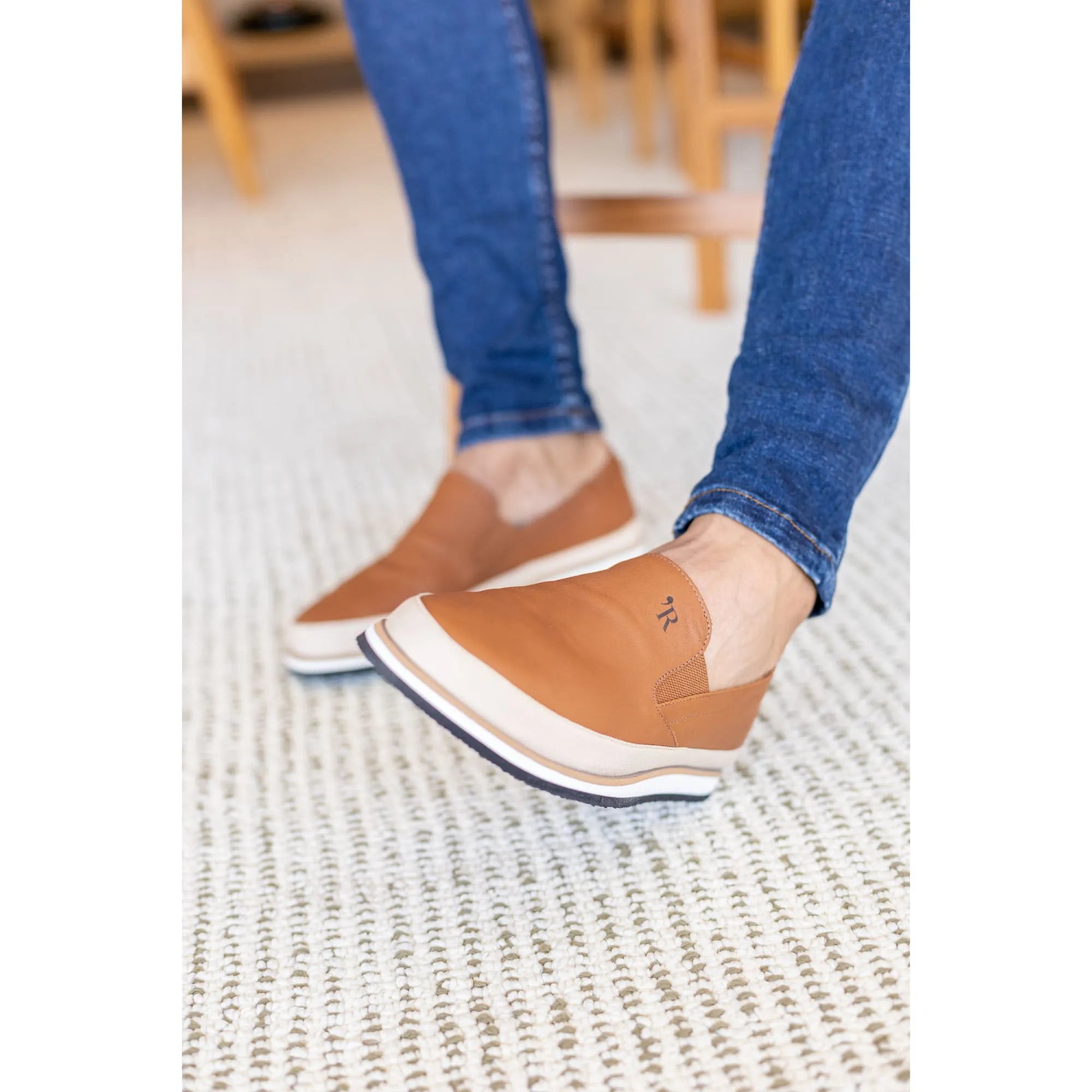 SAPATO MASCULINO ESPADRILHE RIVIERA HÉLIOS HAVANA - Reggior