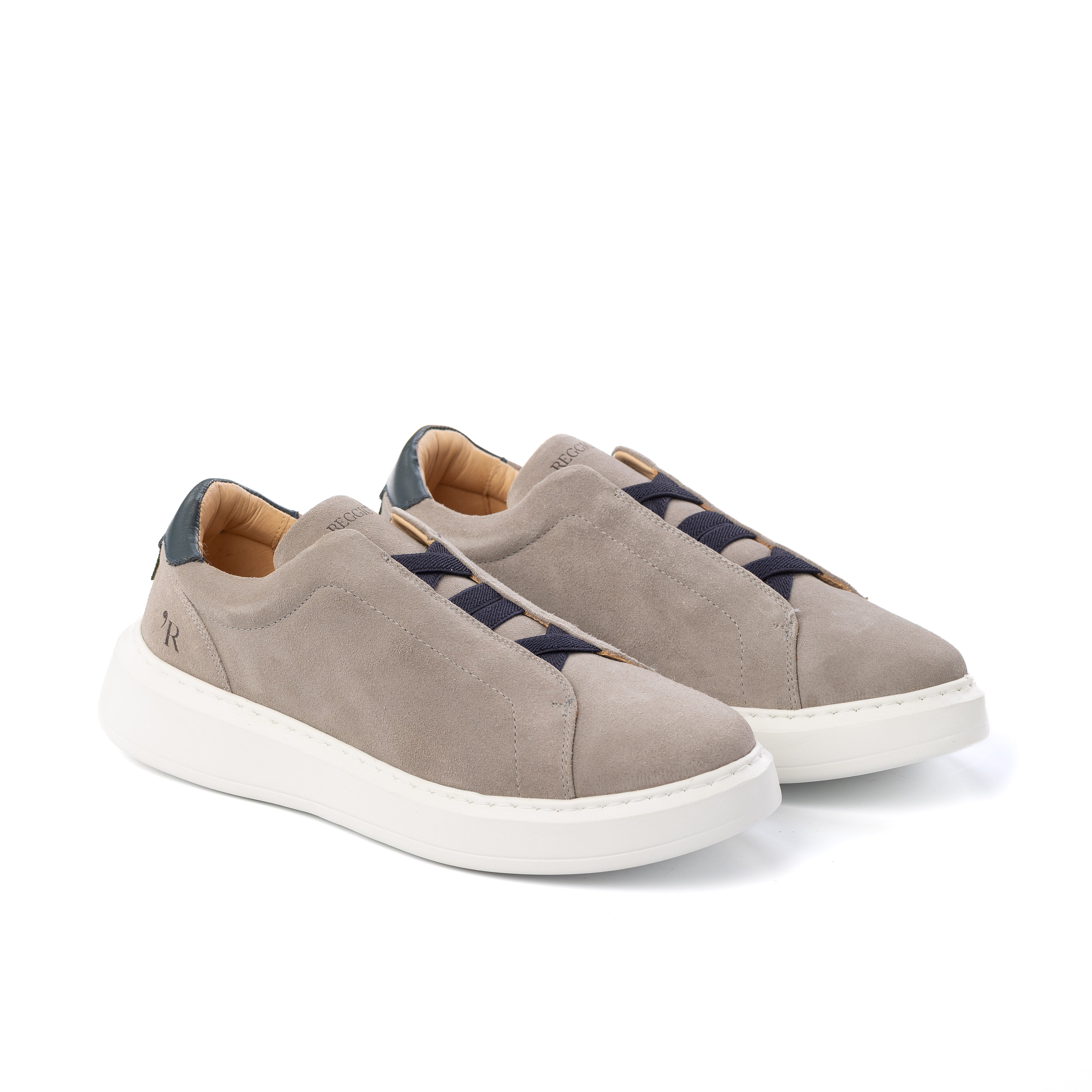 TÊNIS MASCULINO CAMURÇA IATE ELÁSTICO ZEUS CINZA