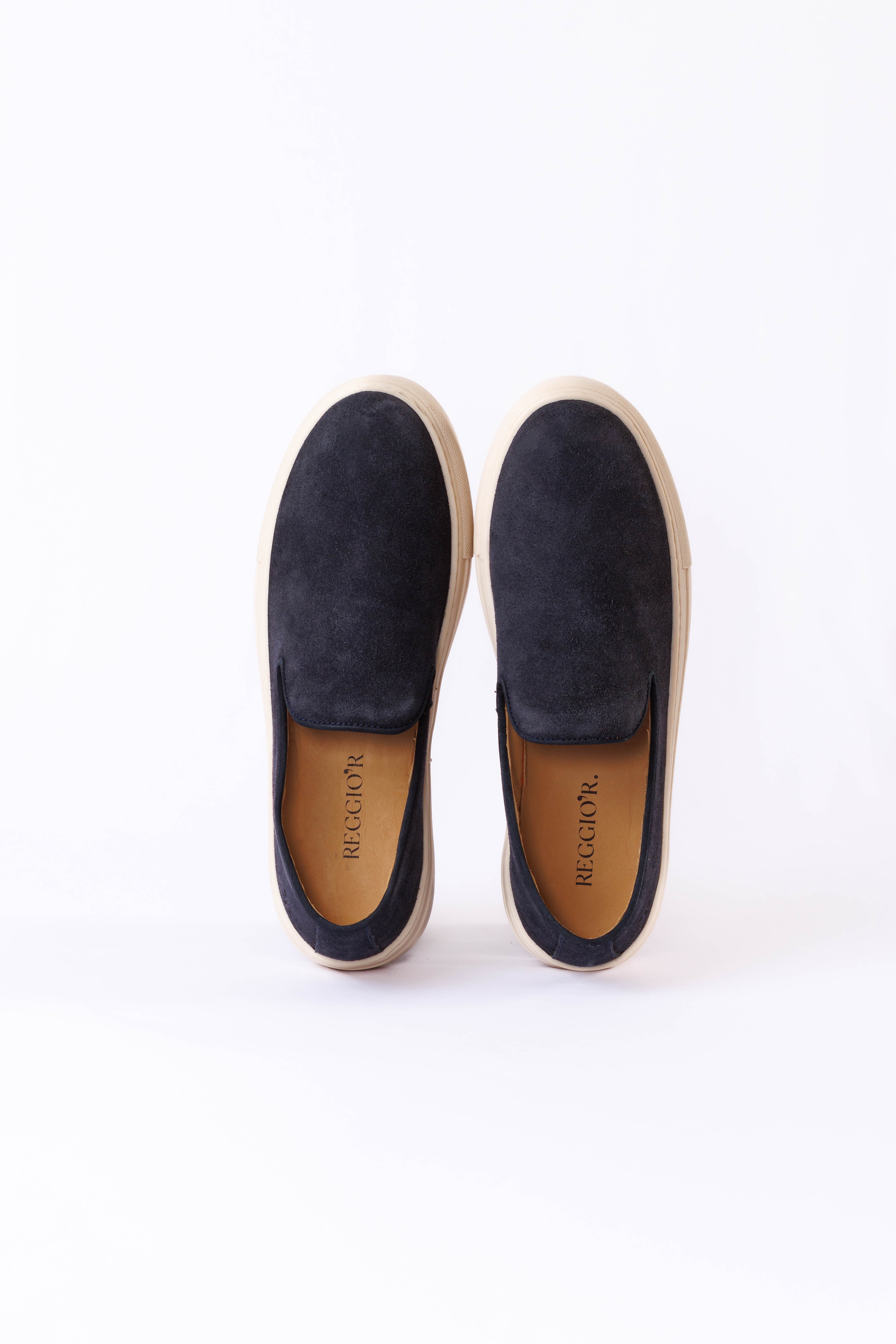 SAPATO MASCULINO SLIP ON CAMURÇA MILÃO MARINHO