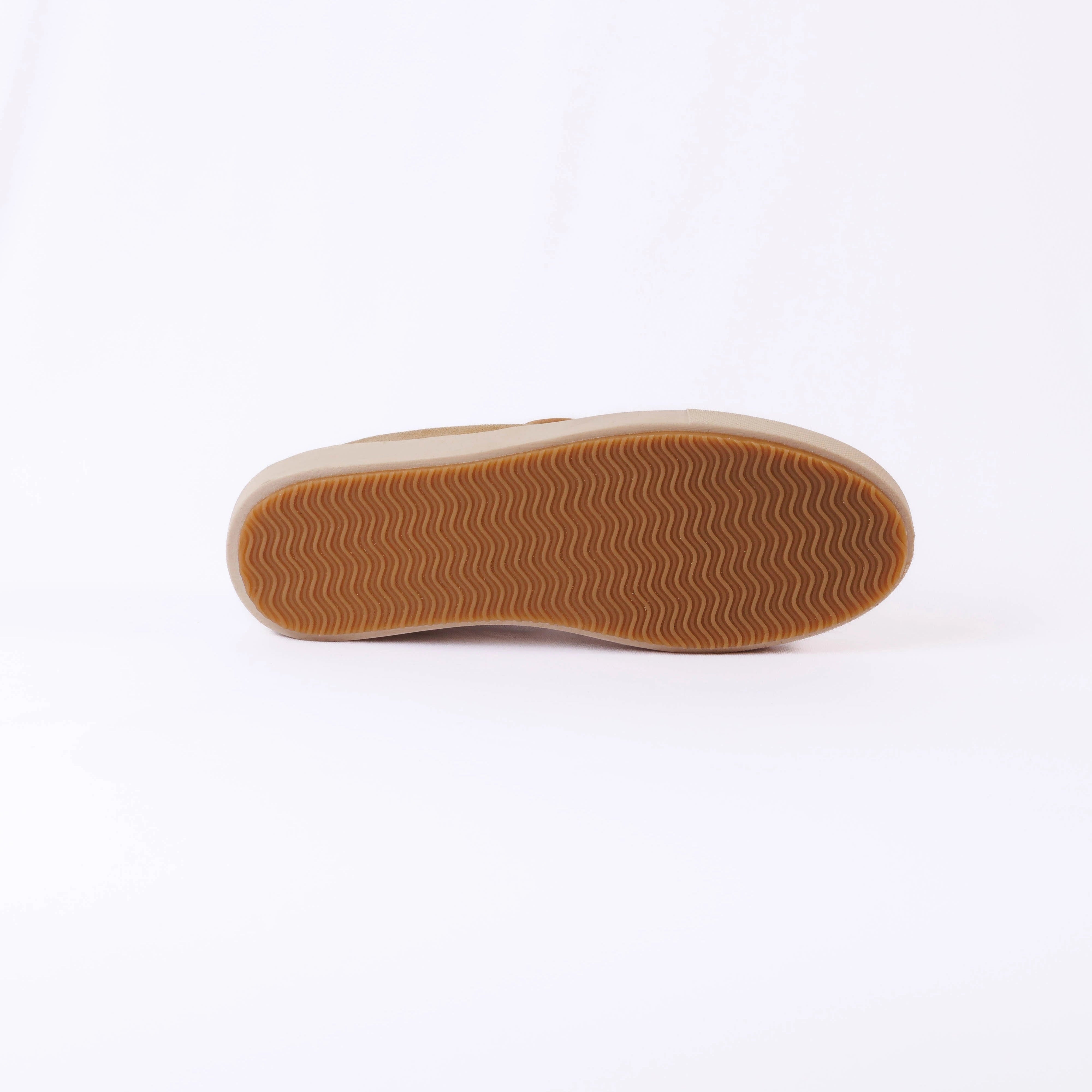 Sapato Masculino Slip On Camurça Milão Caqui