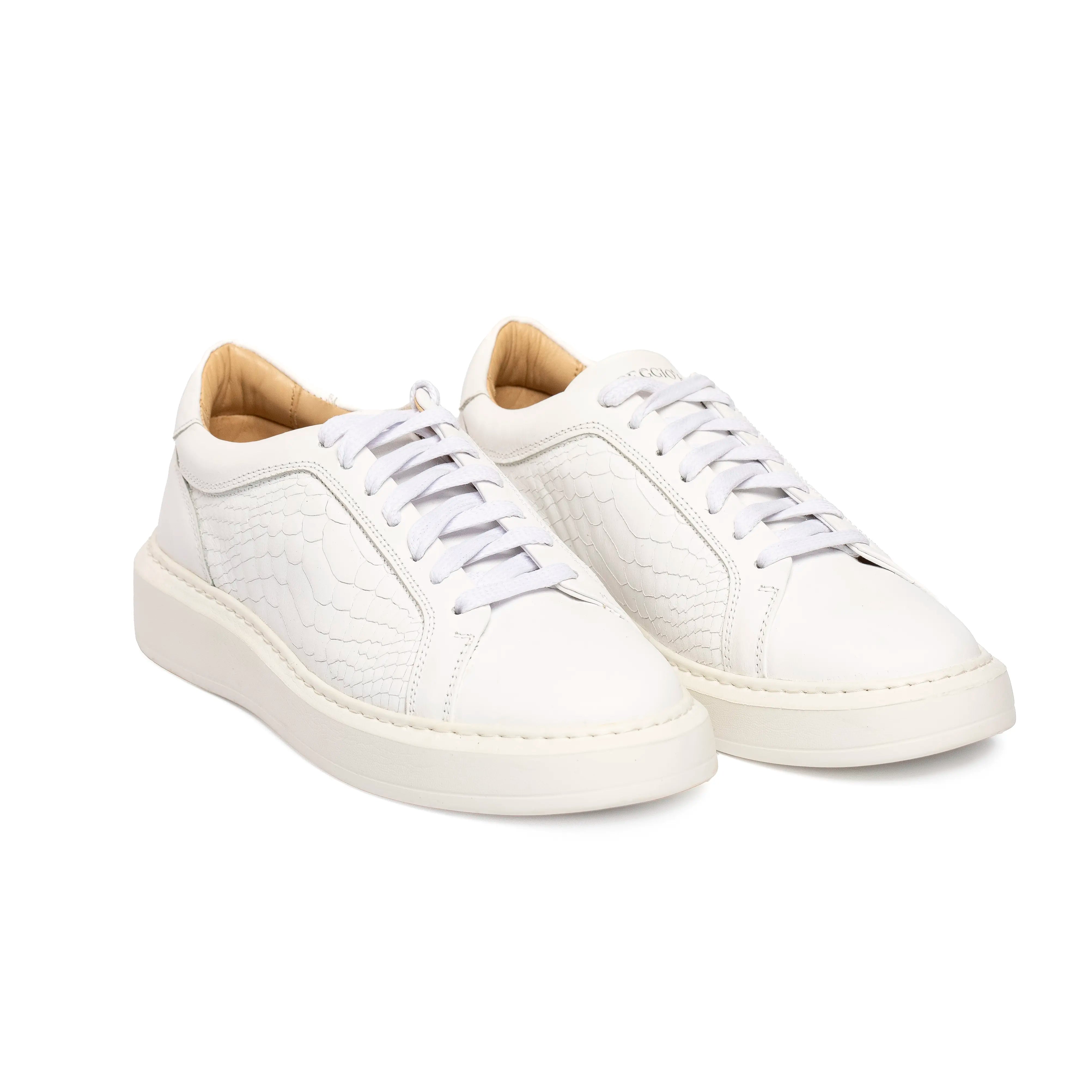 Tênis Masculino Sneakers Zeus White Mamba