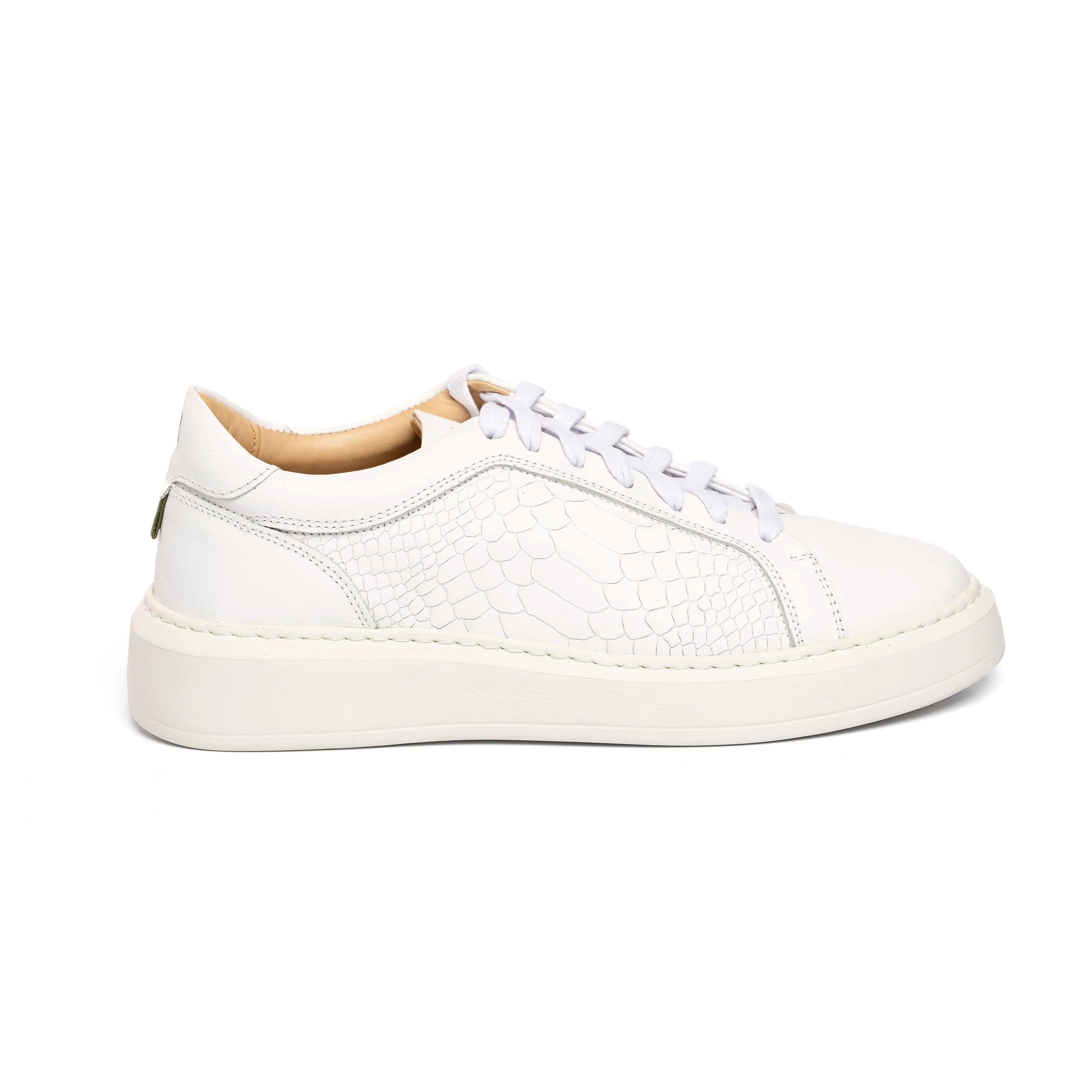 Tênis Masculino Sneakers Zeus White Mamba