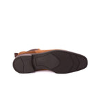 Bota Masculina Chelsea Camurça Salvatore Whisky