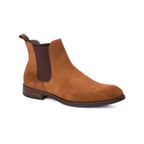 Bota Masculina Chelsea Camurça Salvatore Whisky