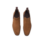 Bota Masculina Chelsea Camurça Salvatore Whisky