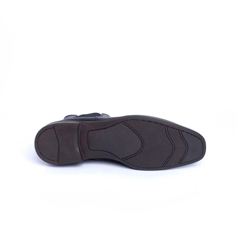 Bota Masculina Chelsea Couro Vitelo Beatles Preto