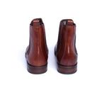 Bota Masculina Chelsea Couro Vitelo Beatles Whisky