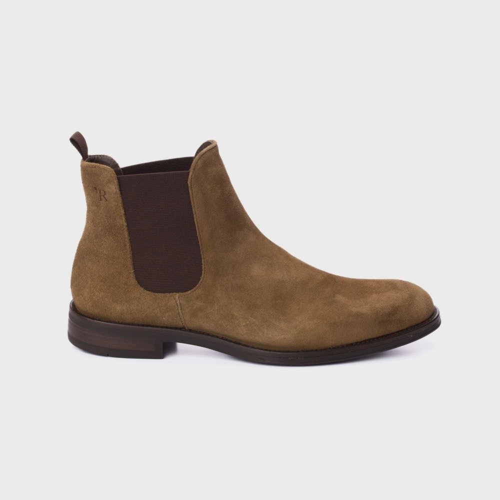 Bota Masculina Chelsea Salvatore Camurça Tabaco