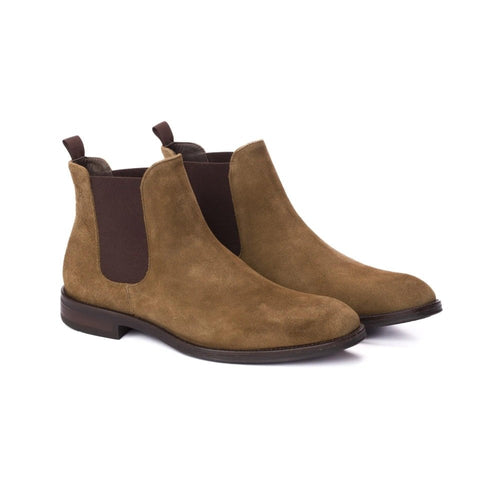 Bota Masculina Chelsea Salvatore Camurça Tabaco