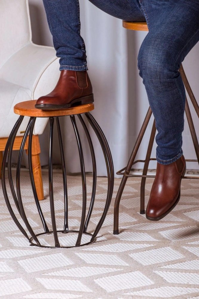 Bota Masculina Chelsea Salvatore Havana