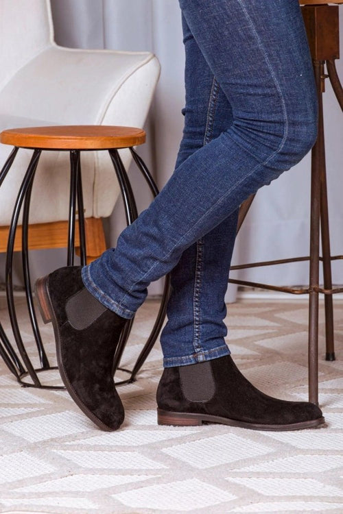 Bota Masculina Chelsea Salvatore Preto