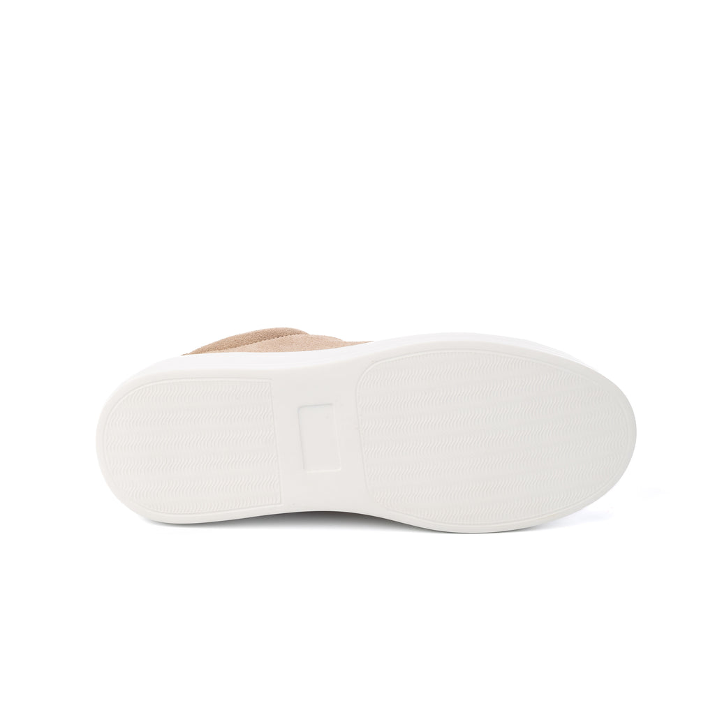 TÊNIS MASCULINO CAMURÇA IATE ELÁSTICO ZEUS TAUPE