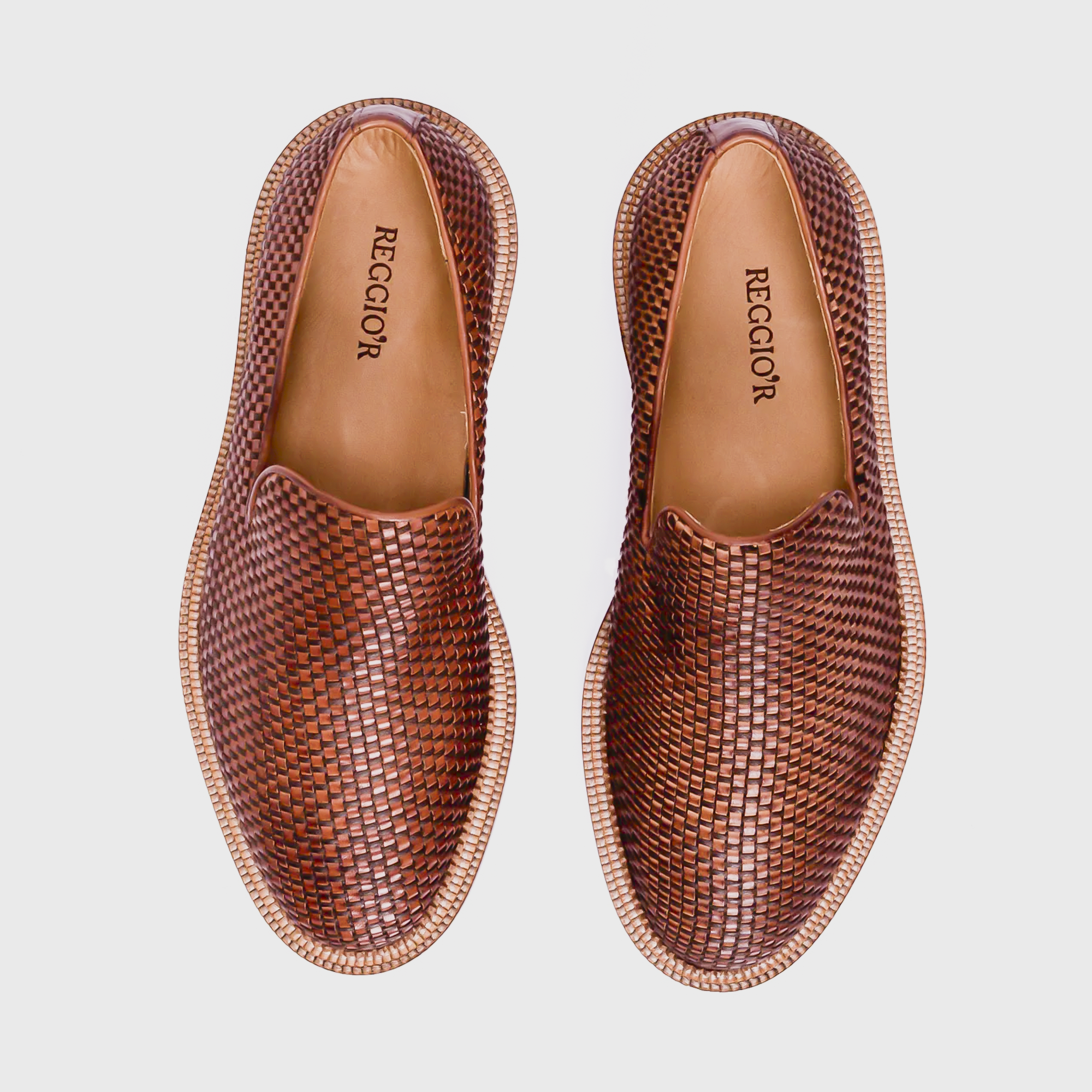 Sapato Masculino Loafer Tressê King Luís XI Conhaque - Reggior