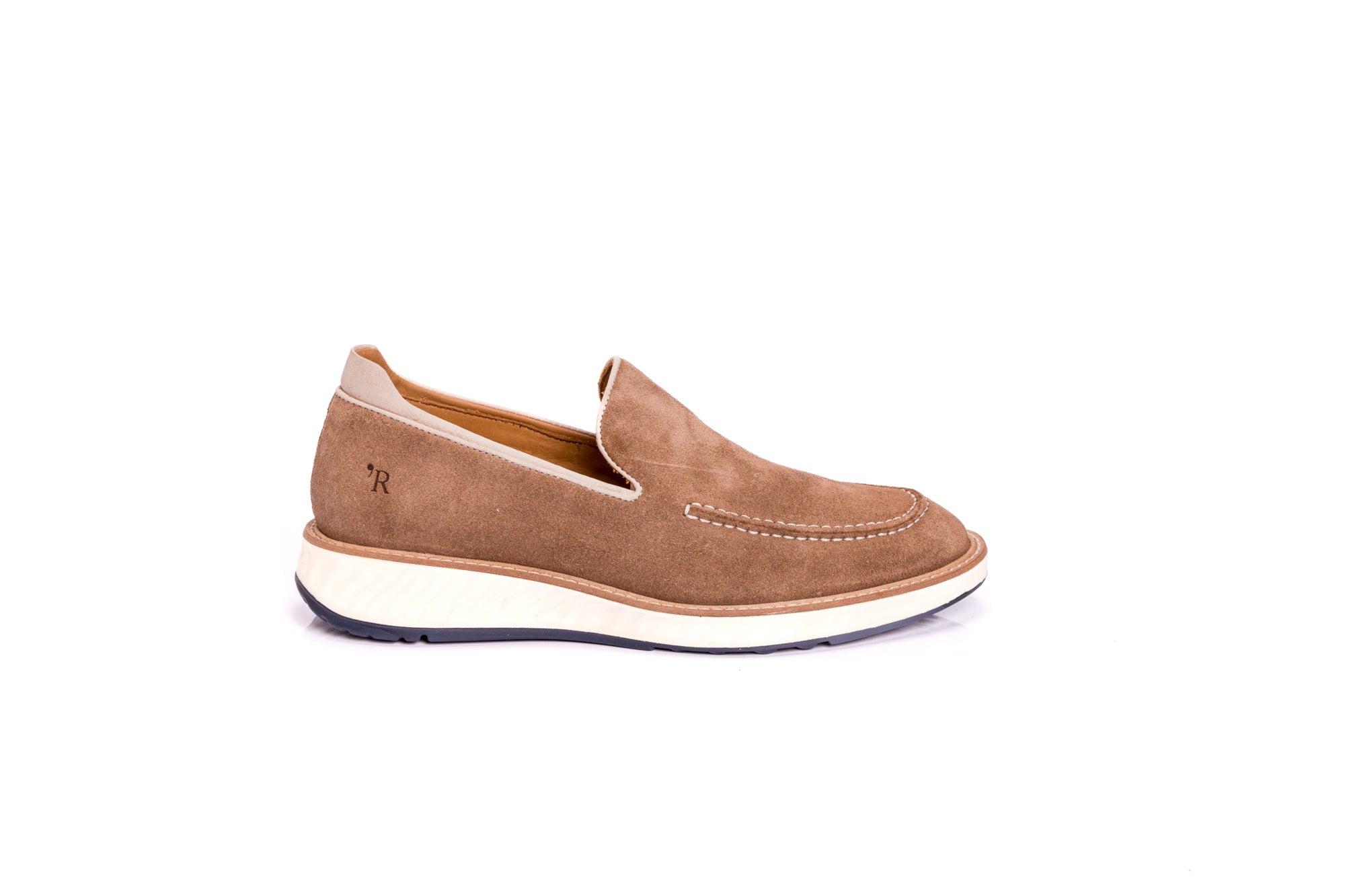 SAPATO MASCULINO LOAFER GENTLEMAN CAMURÇA GINGER - Reggior