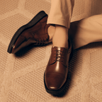 Sapato Masculino Derby Santino Conhaque