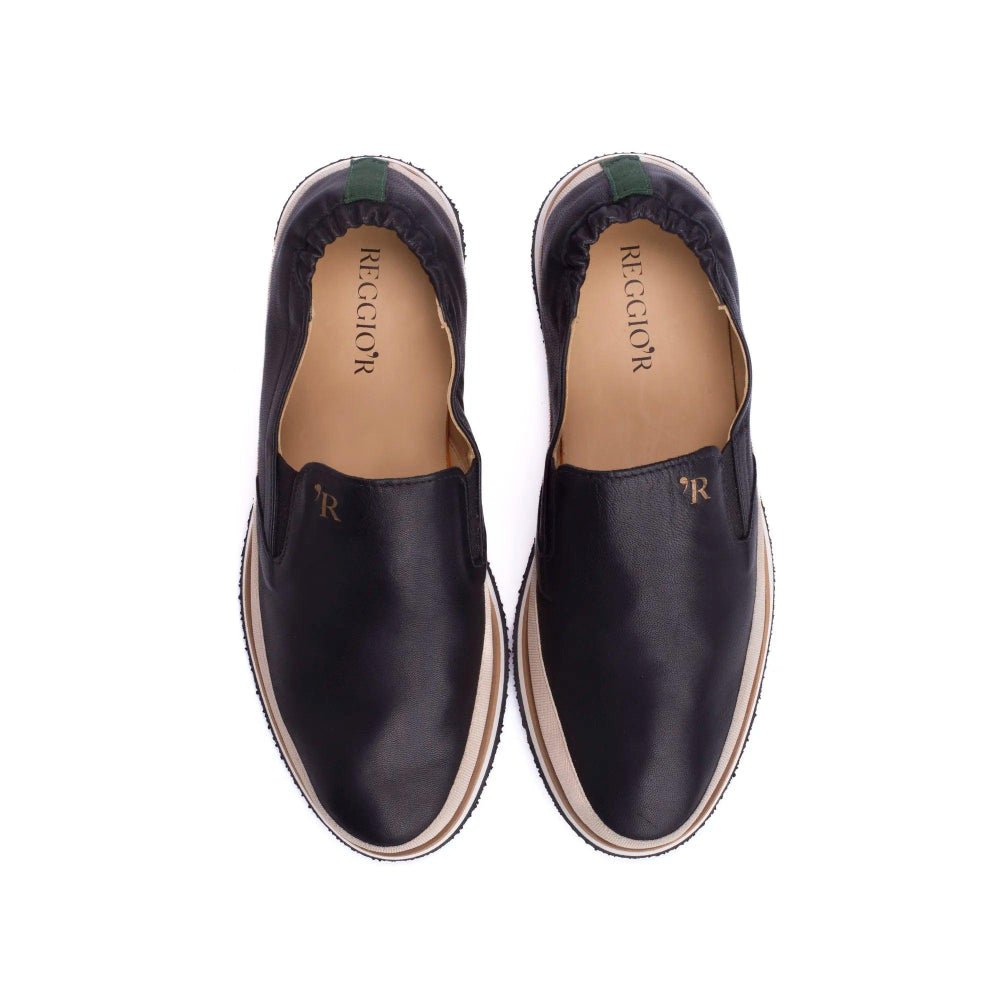 Sapato Masculino Espadrille Riviera Hélios Preto