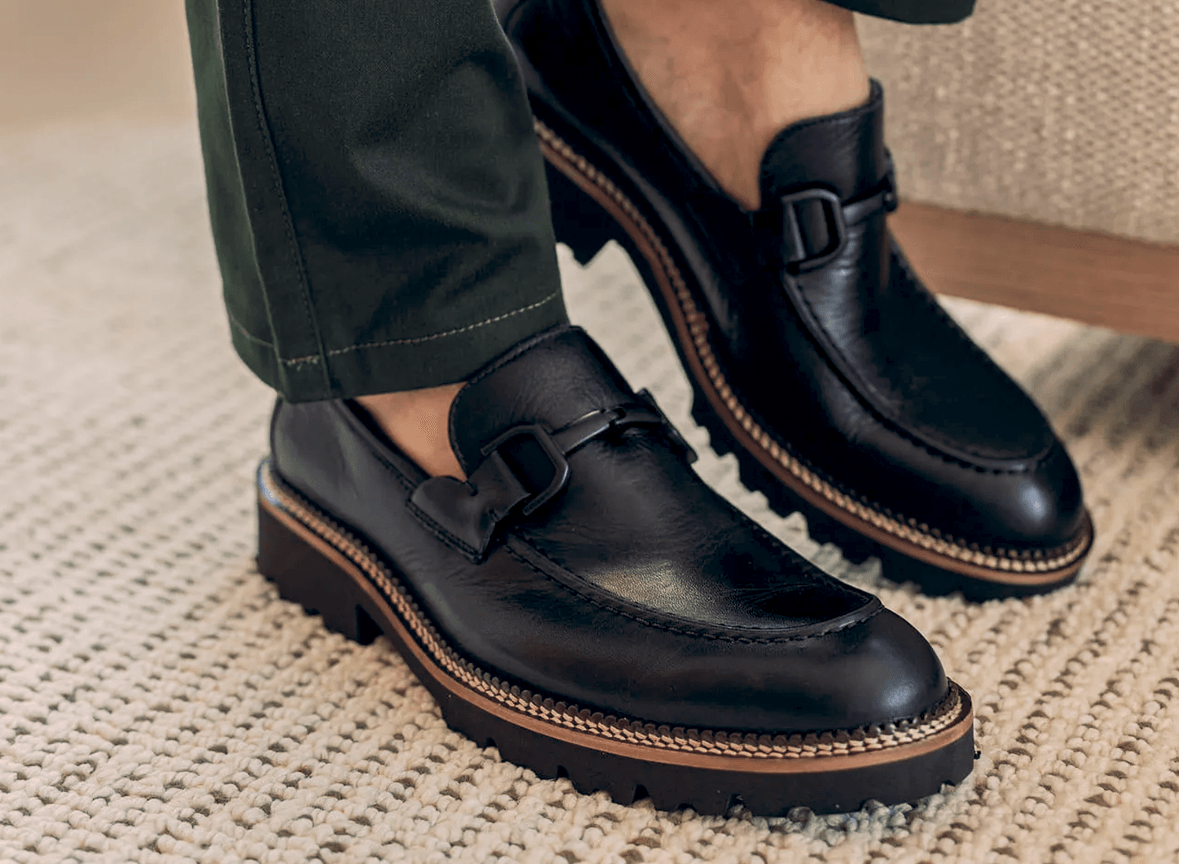 SAPATO MASCULINO LOAFER KING GUILHERME I PRETO