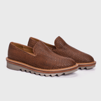 Sapato Masculino Loafer Tressê King Luís XI Conhaque