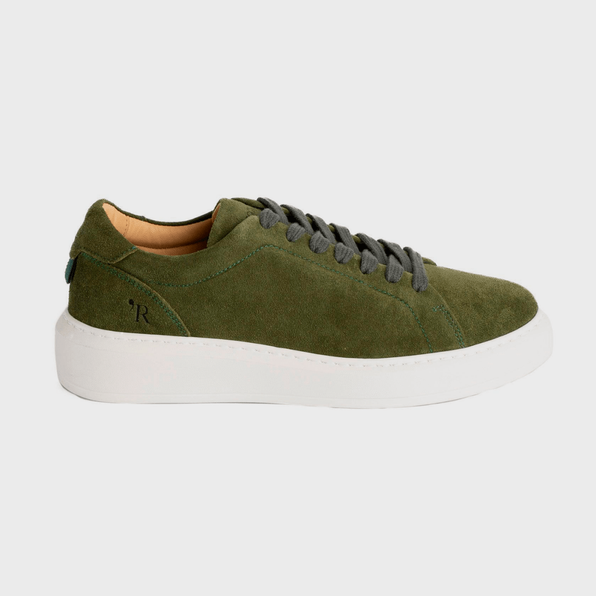 TÊNIS MASCULINO CAMURÇA SNEAKERS ZEUS ESMERALDA