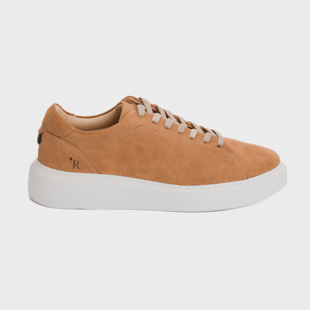 TÊNIS MASCULINO CAMURÇA SNEAKERS ZEUS TAN GROUS