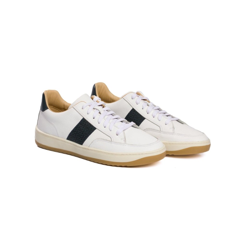Tênis Masculino Couro Floater Apolo Branco
