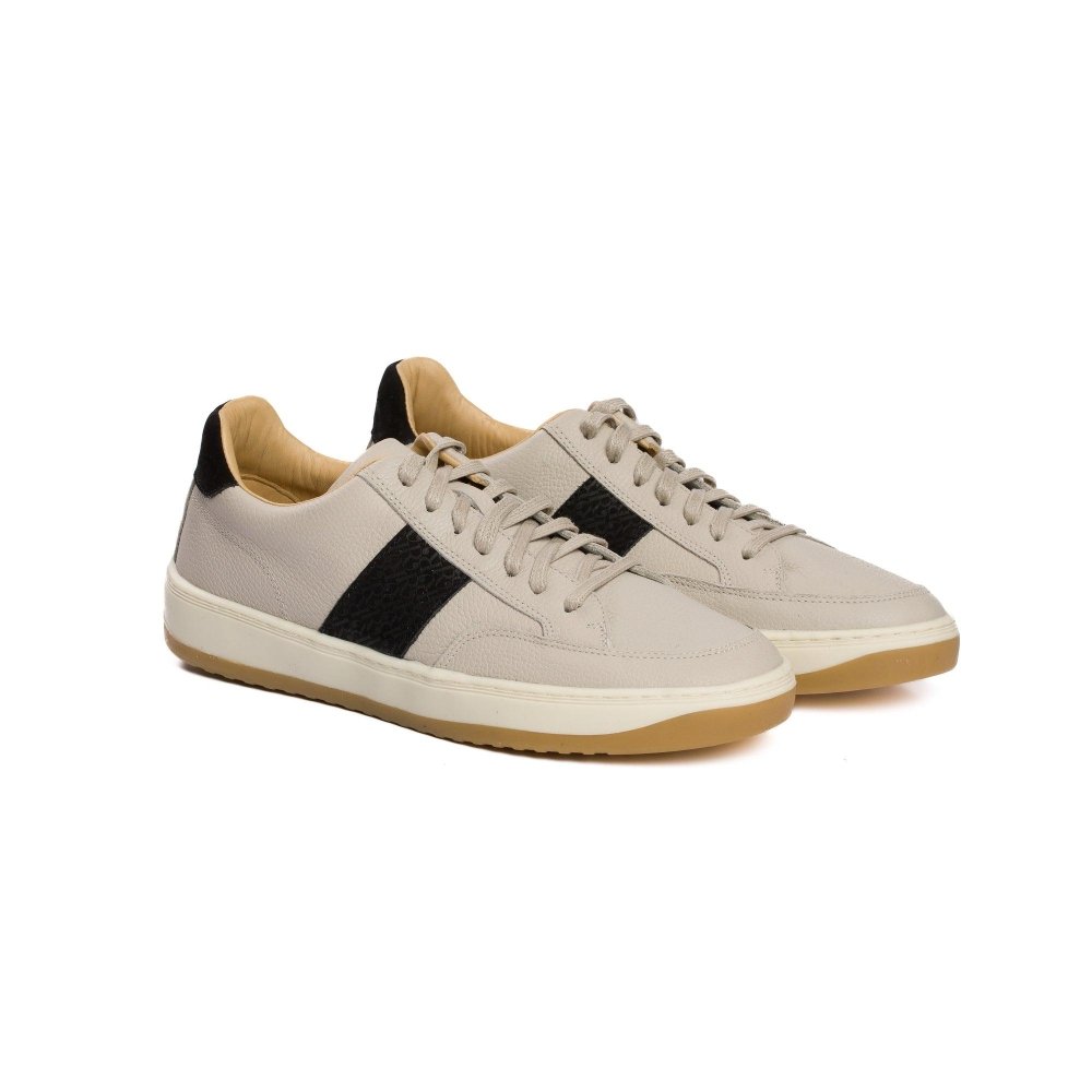Tênis Masculino Couro Floater Apolo Marfim