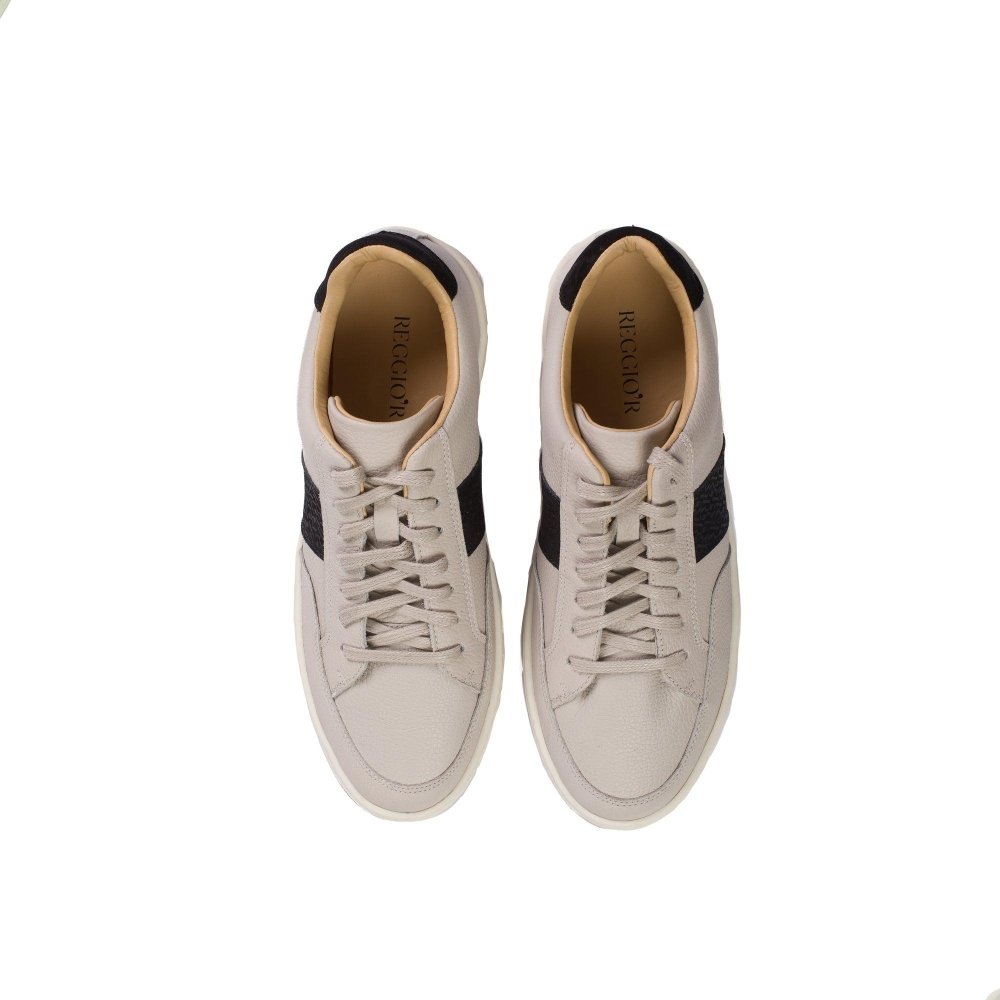 Tênis Masculino Couro Floater Apolo Marfim