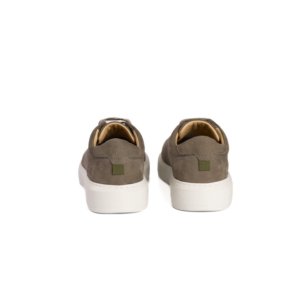 Tênis Masculino Nobuck Sneakers Zeus Cinza