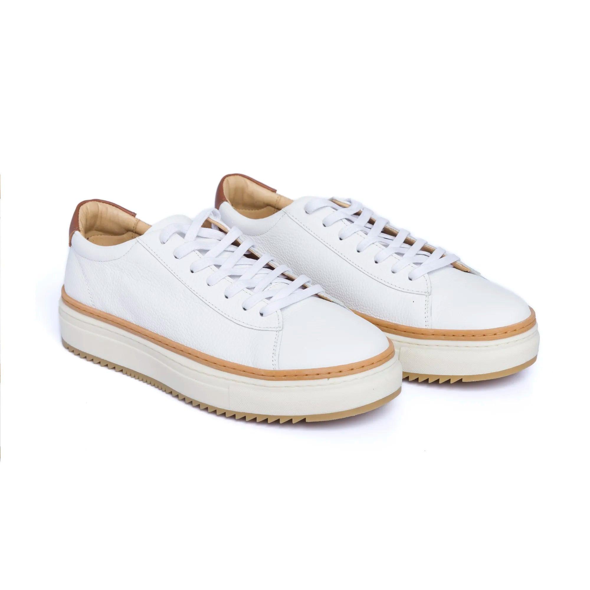 TÊNIS MASCULINO SNEAKERS TESEU BRANCO - Reggior