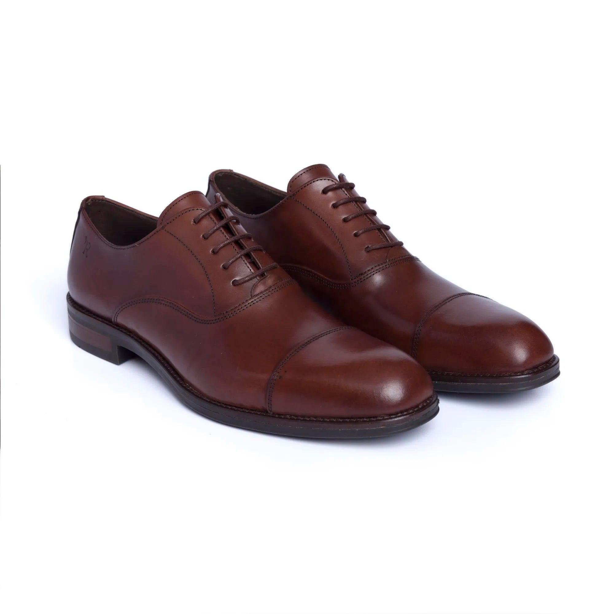 SAPATO MASCULINO OXFORD KING FILIPI II CONHAQUE - Reggior