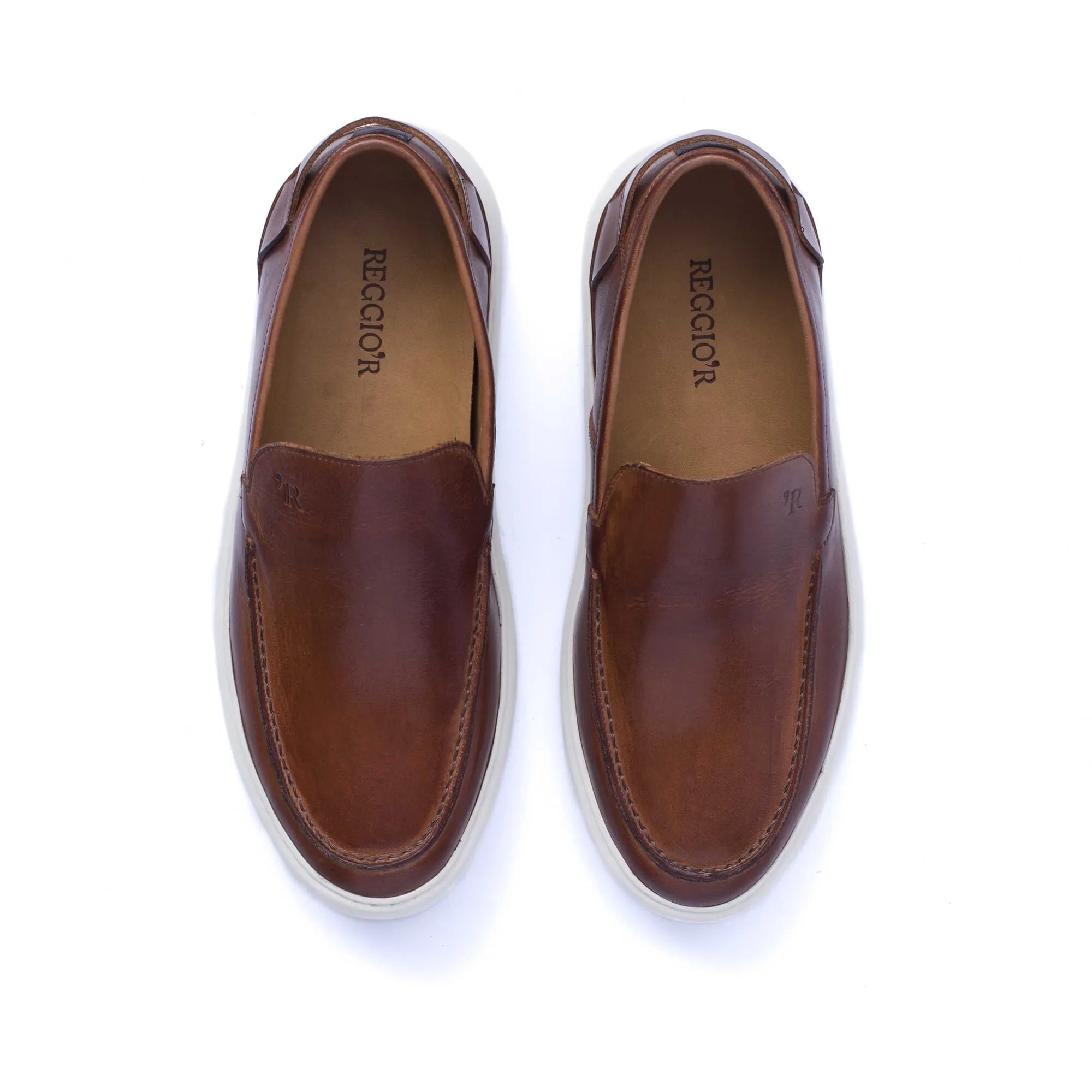 SAPATO MASCULINO SLIP ON VITTORINO WHISKY - Reggior