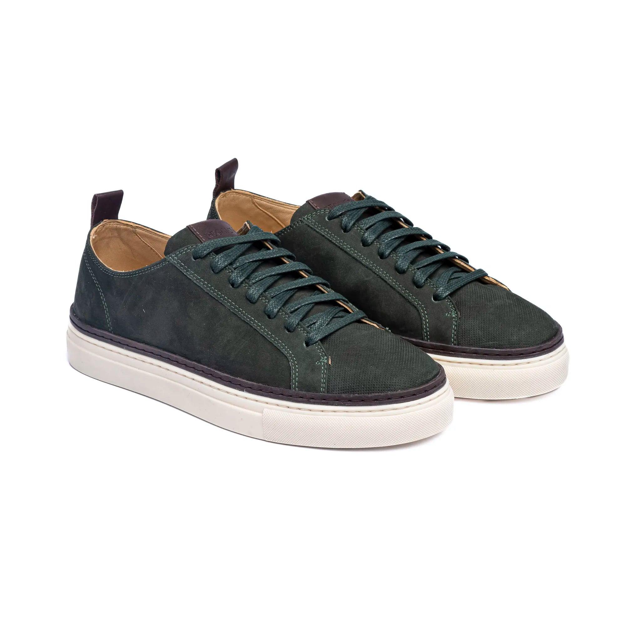 TÊNIS MASCULINO NOBUCK SNEAKERS MINOTAURO VERDE - Reggior