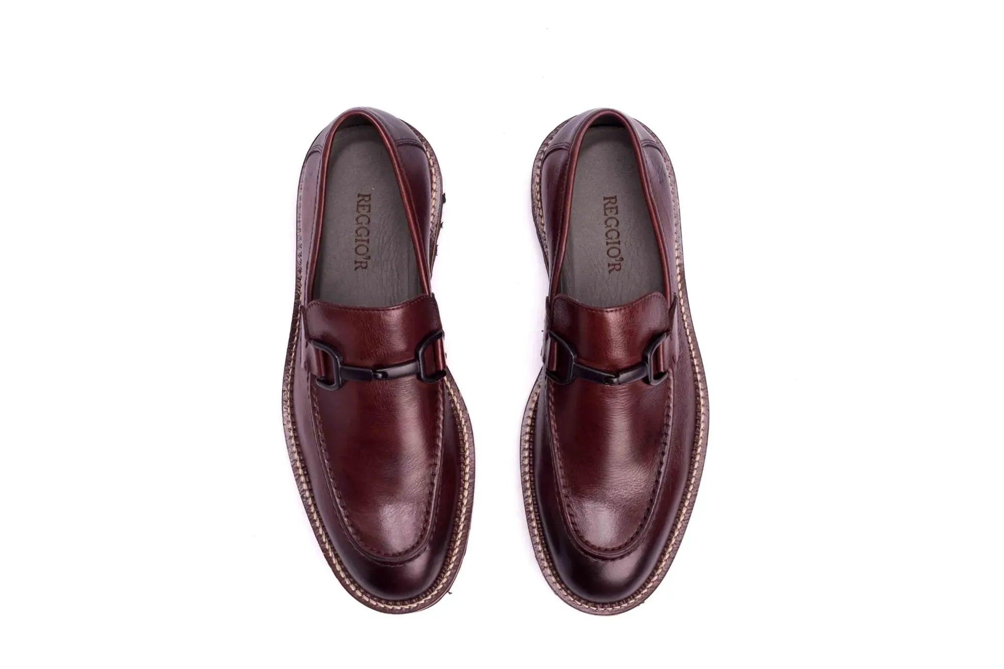 SAPATO MASCULINO LOAFER KING GUILHERME I HAVANA - Reggior