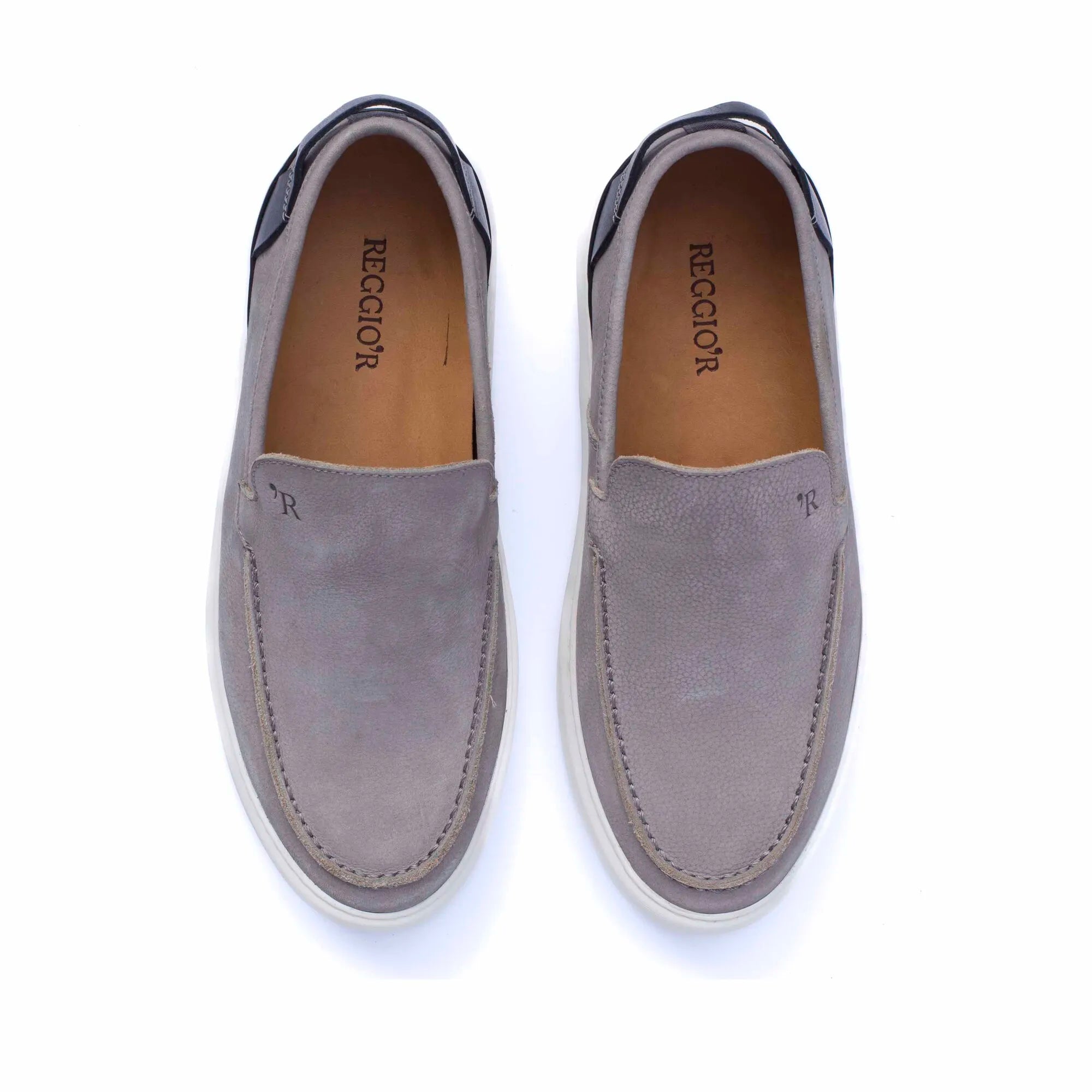 Slip On Vittorino Titânio Sapato Masculino - Reggior