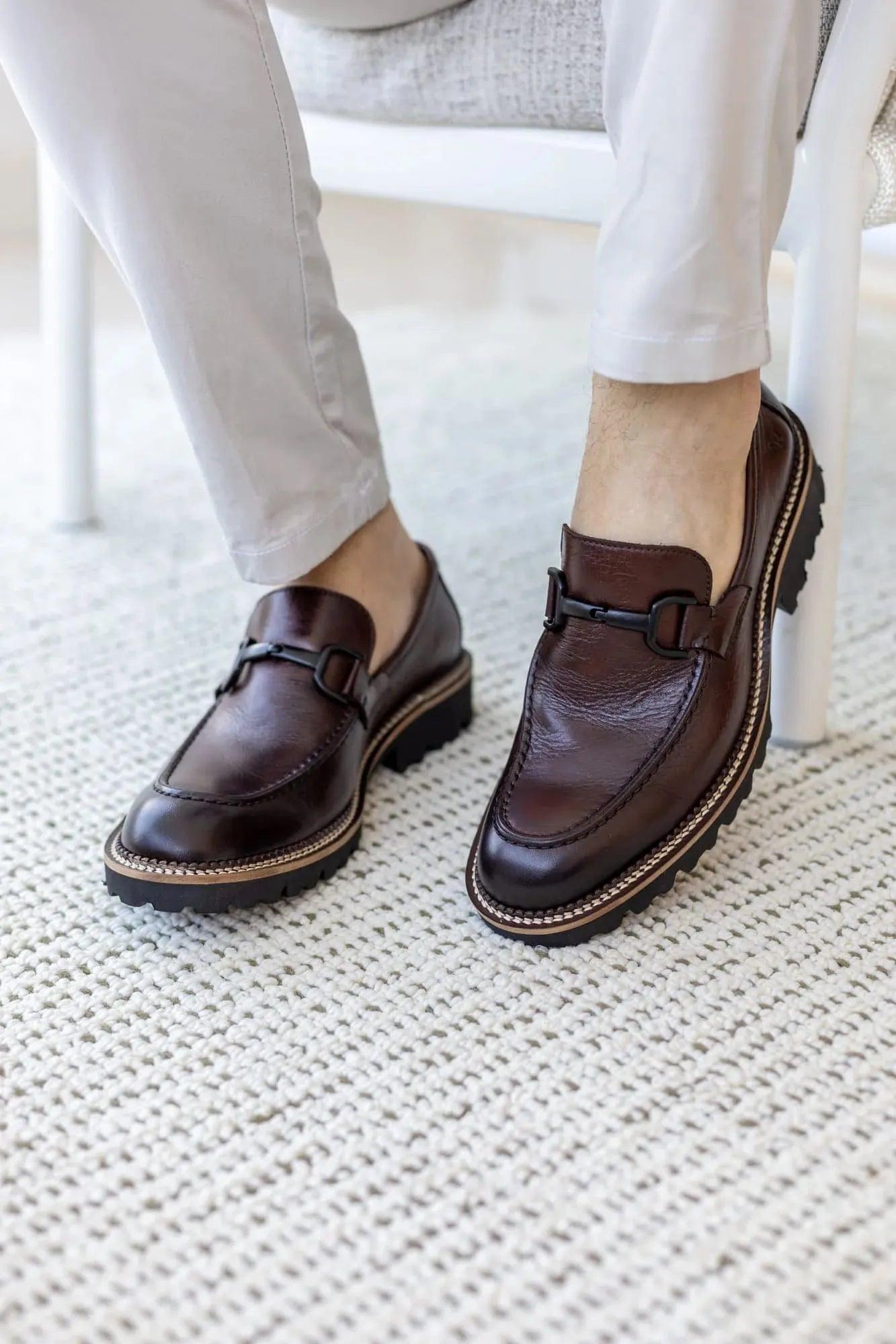 SAPATO MASCULINO LOAFER KING GUILHERME I HAVANA - Reggior