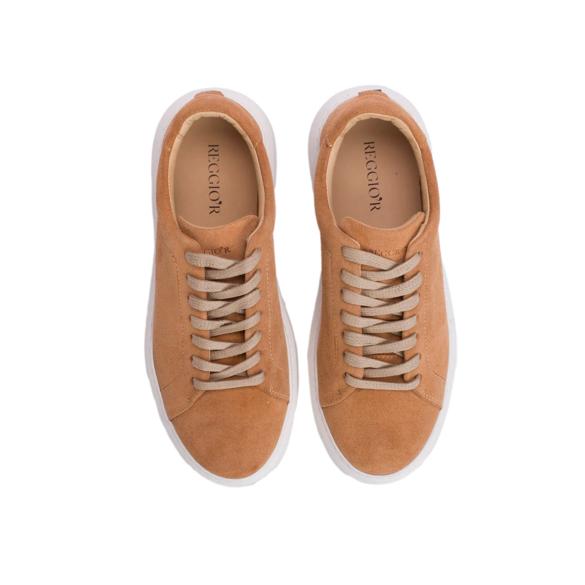 TÊNIS MASCULINO CAMURÇA SNEAKERS ZEUS TAN GROUS - Reggior