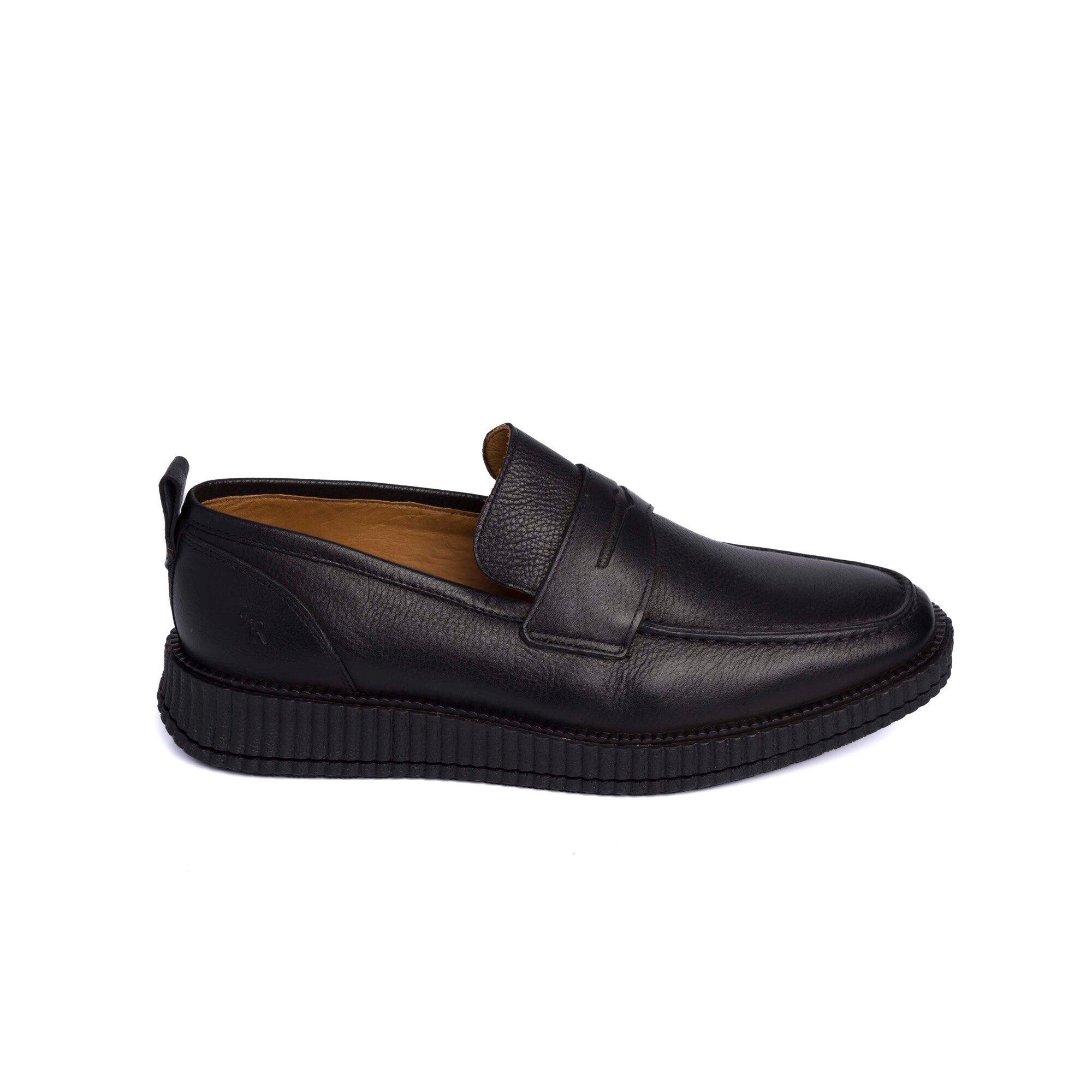 SAPATO MASCULINO LOAFER SANTINO PRETO - Reggior