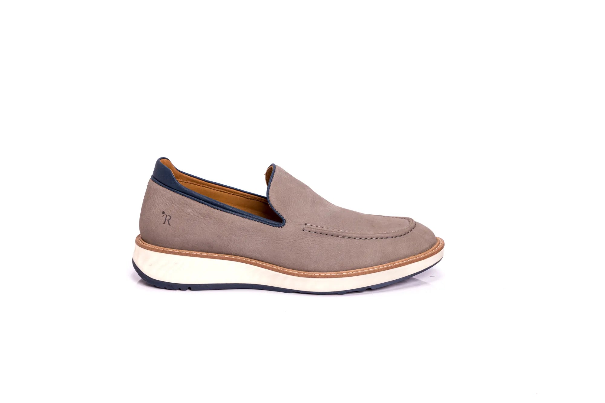 SAPATO MASCULINO LOAFER GENTLEMAN TITÂNIO - Reggior