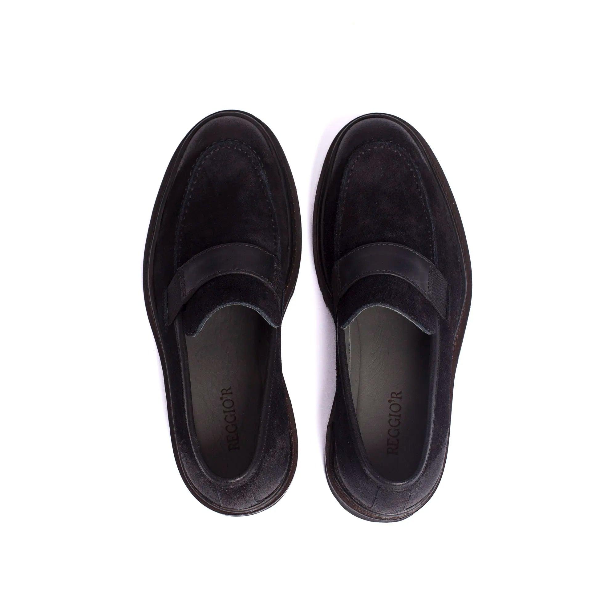 SAPATO MASCULINO LOAFER KING ALEXANDRE PRETO - Reggior