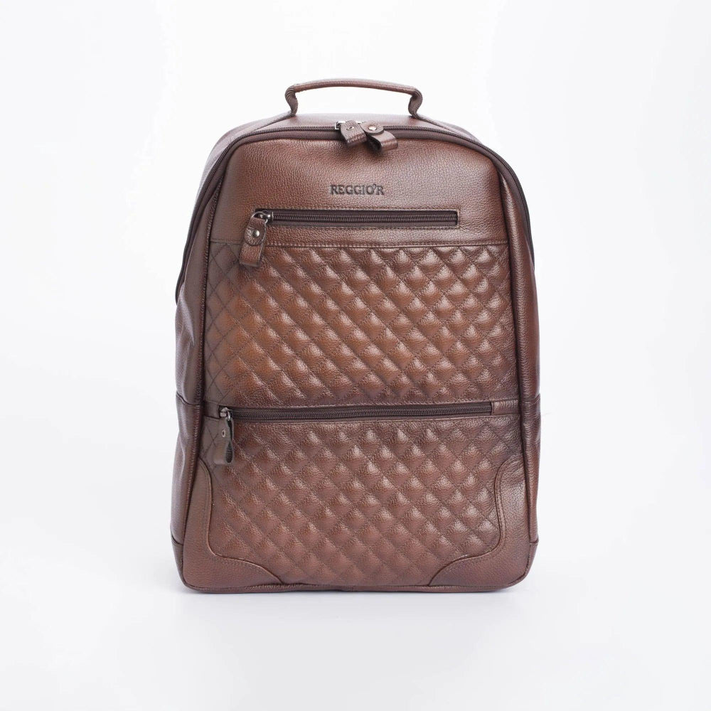 Mochila Matelassê Cabernet Conhaque