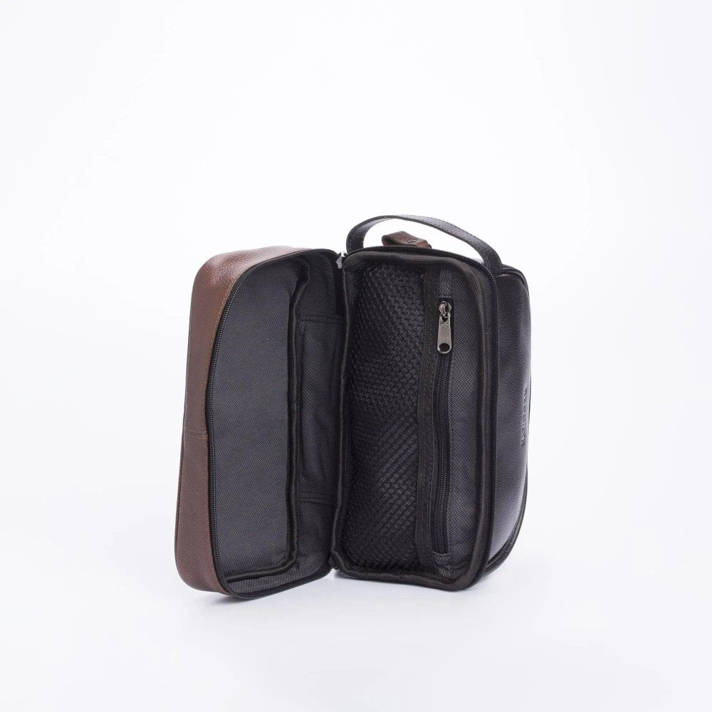 Necessaire Masculina 2 Compartimentos Preta