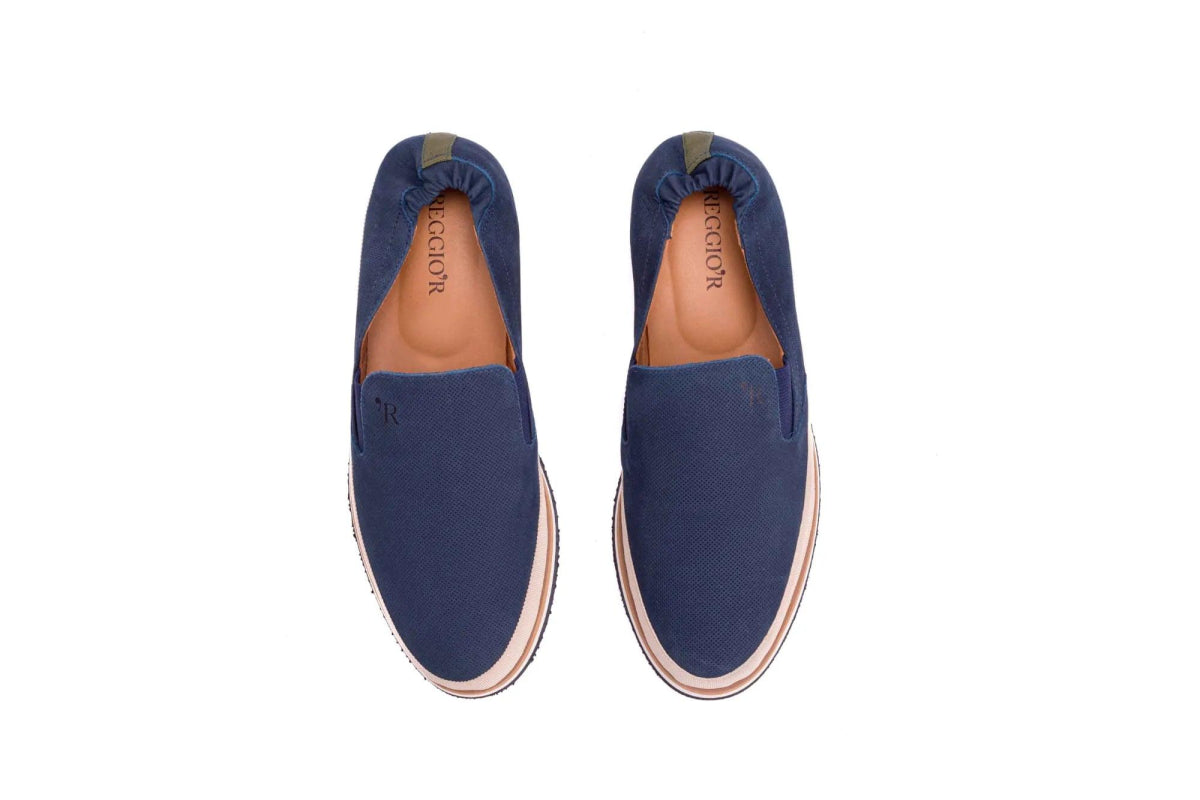 Sapato Masculino Espadrille Riviera Hélios Azul