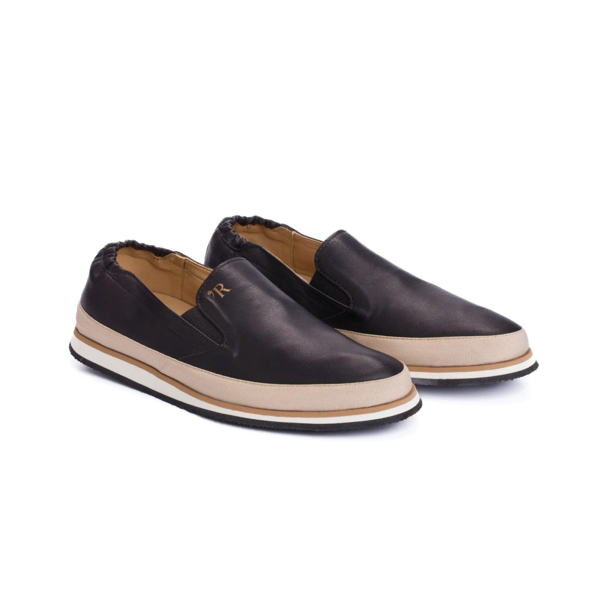 Sapato Masculino Espadrille Riviera Hélios Preto