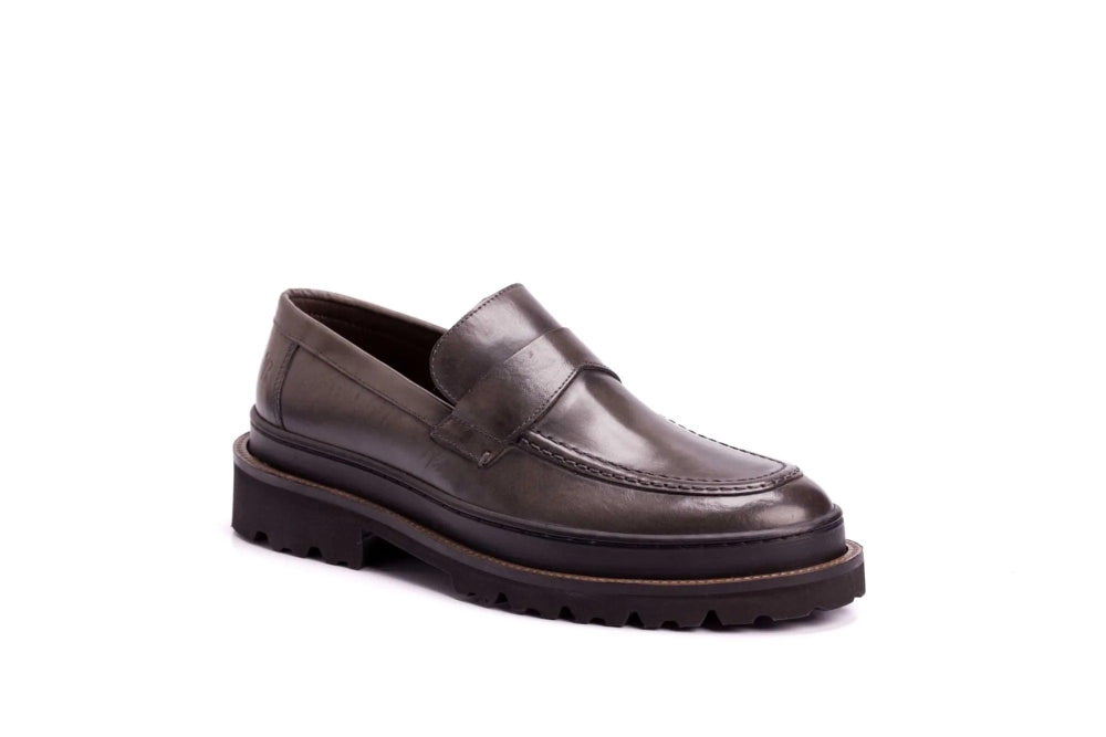 Sapato Masculino Loafer King Arthur Cinza