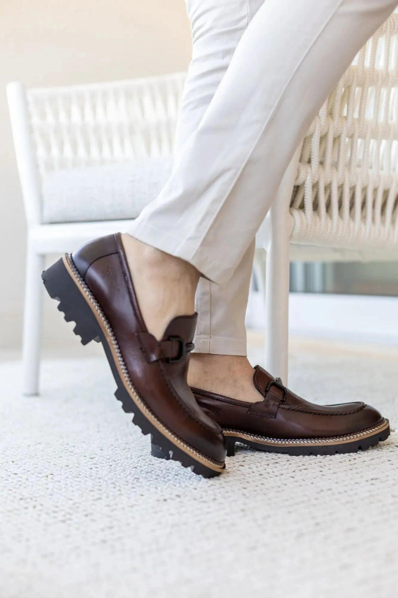 SAPATO MASCULINO LOAFER KING GUILHERME I HAVANA
