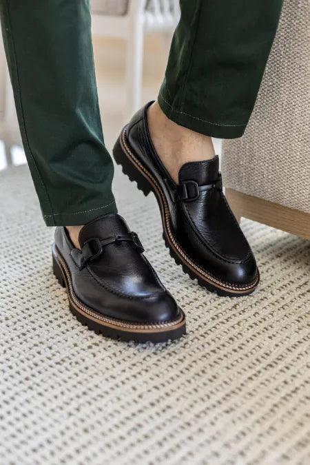 SAPATO MASCULINO LOAFER KING GUILHERME I PRETO