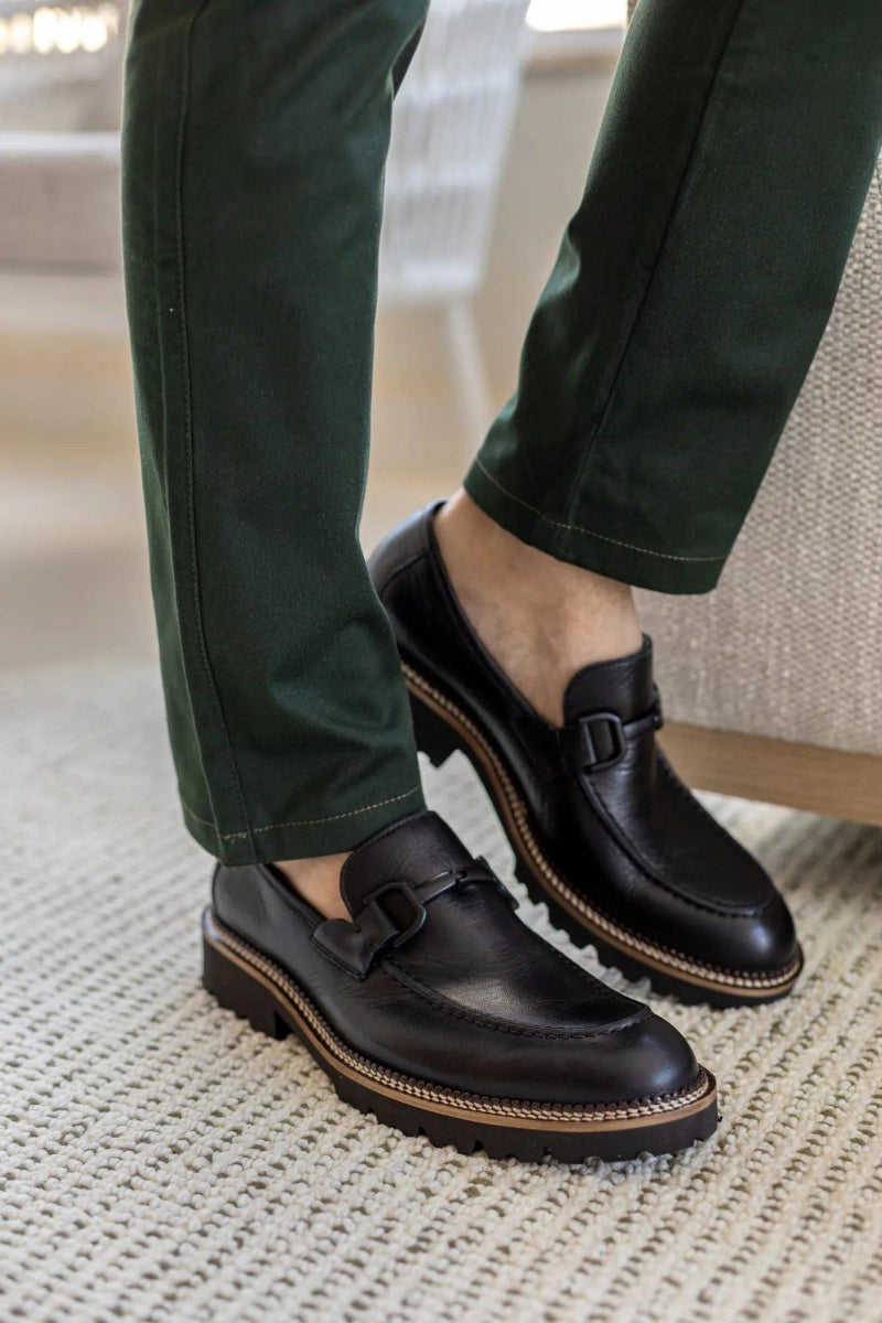 SAPATO MASCULINO LOAFER KING GUILHERME I PRETO