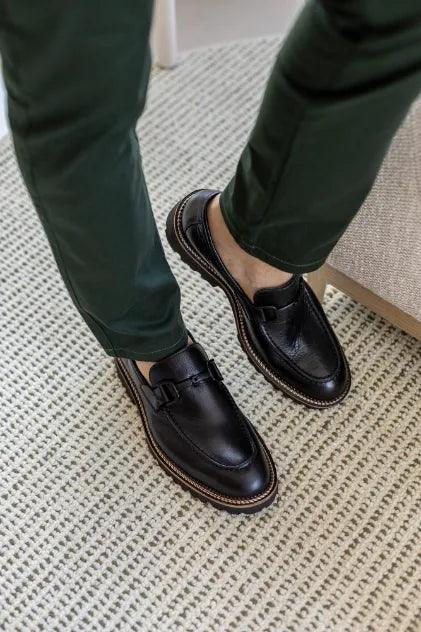 SAPATO MASCULINO LOAFER KING GUILHERME I PRETO
