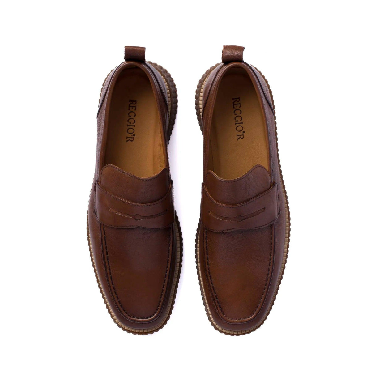 Sapato Masculino Loafer Santino Conhaque